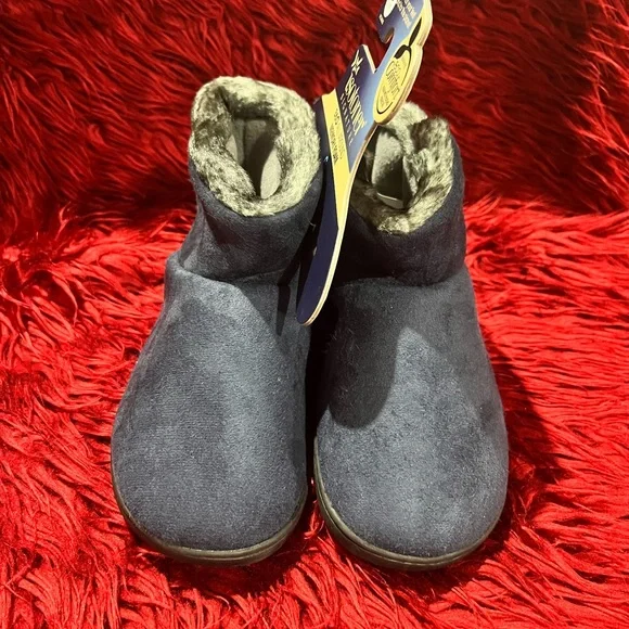 Grey Isotoner Slipper Boots Ladies Isotoner Shoes Womens Isotoner